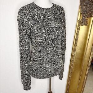 Isabel Marant Etoile Marled Knit 100% Lambswool Crew Neck Sweater Size 40